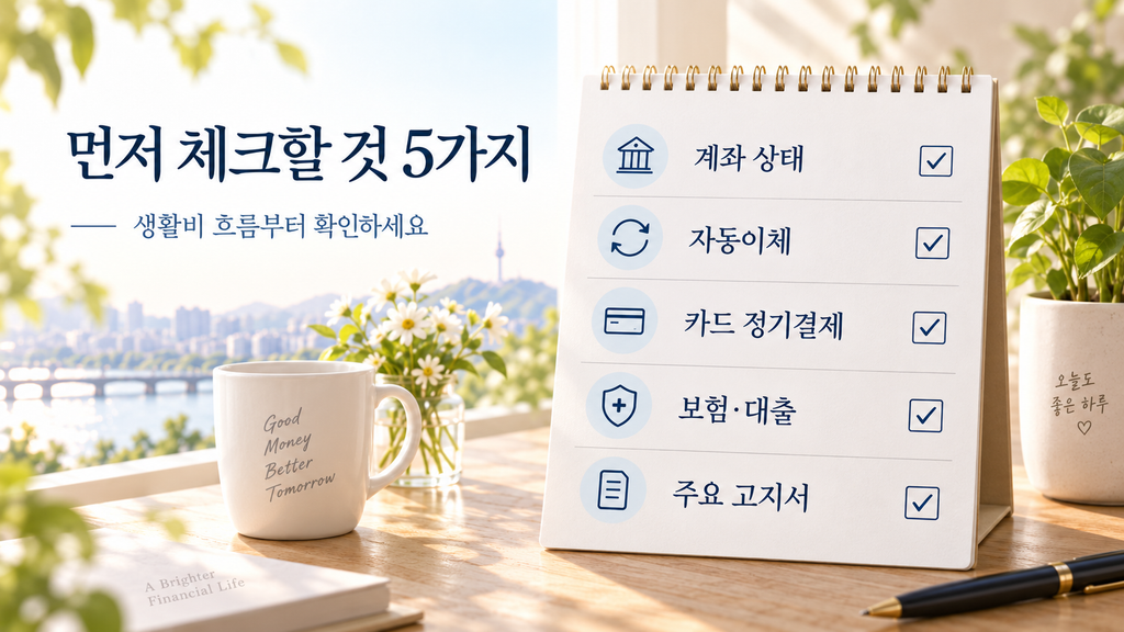사망신고 전 가족 금융생활 체크리스트