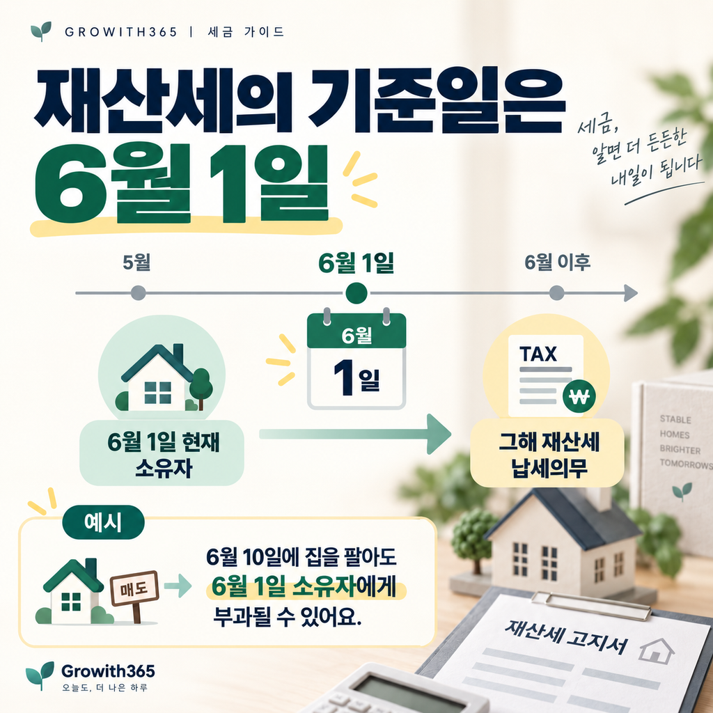 재산세 과세기준일인 6월 1일과 소유자 기준